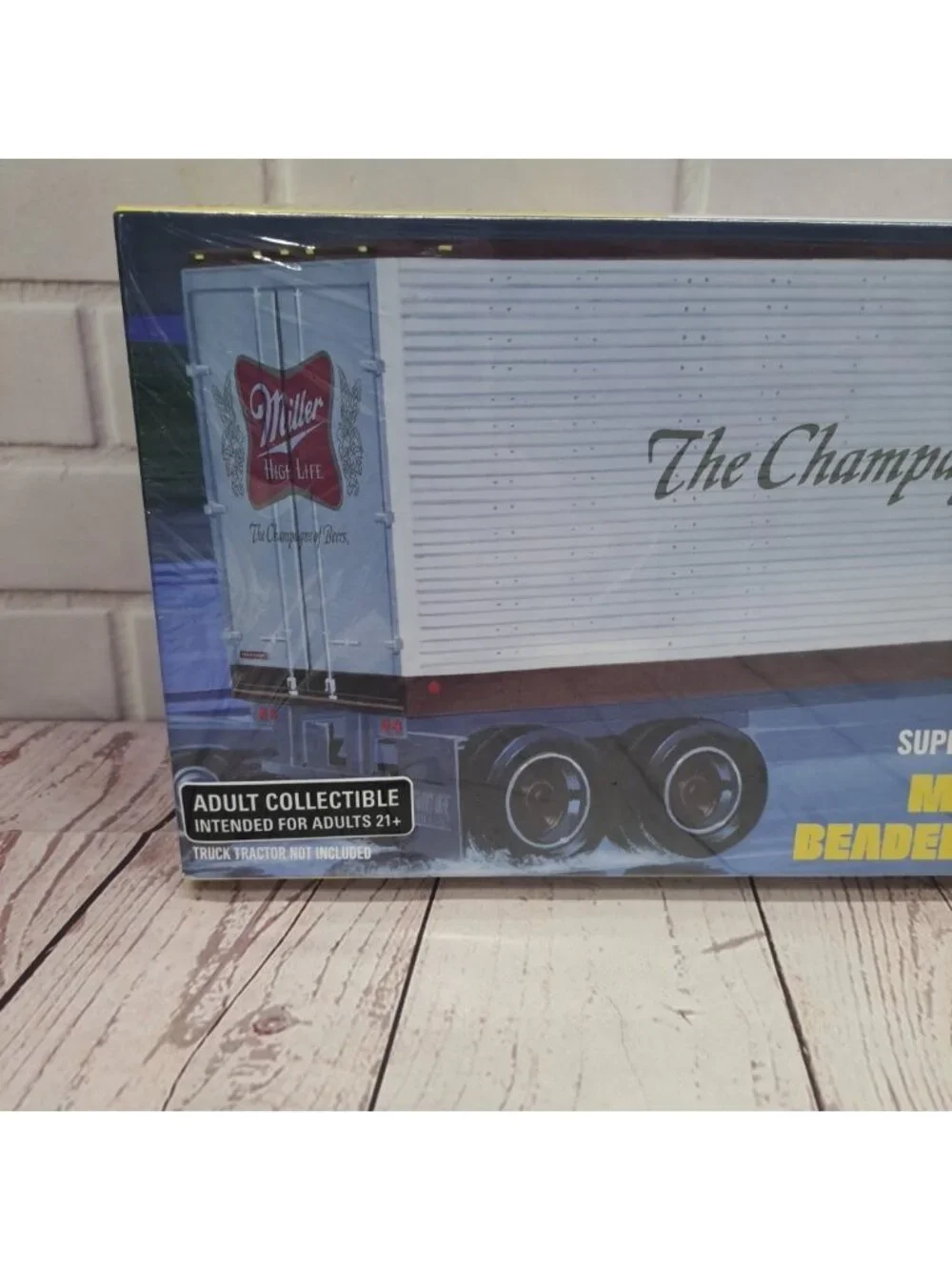 AMT FB Beaded Panel Fruehauf Van Miller High Life Trailer 1:25 Model Kit NIB 19